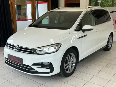Gebraucht VW Touran Highline 150 PS (110 kW) 2018 Weiß Van / Kleinbus