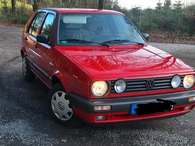 Gebraucht VW Golf II 69 PS (50 kW) 1991 Rot Kleinwagen