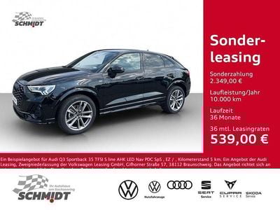 Neu Audi Q3 Sportback S-Line 150 PS (110 kW) 2025 Schwarz SUV