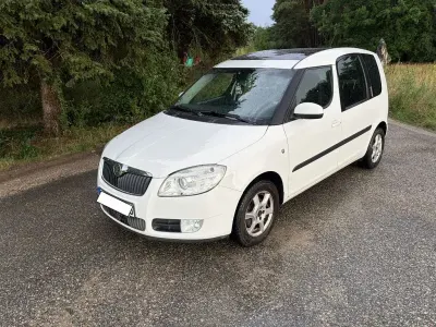 Gebraucht Skoda Roomster Comfort 86 PS (63 kW) 2009 Weiß Van / Kleinbus