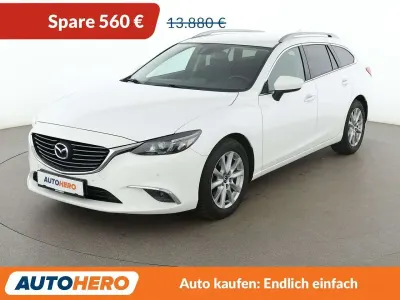 Gebraucht Mazda 6 Exclusive-Line 150 PS (110 kW) 2016 Weiß Kombi
