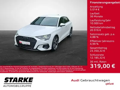 Używany Audi A3 Comfort 204 KM (150 kW) 2022 Czarny Sedan/Limuzyna