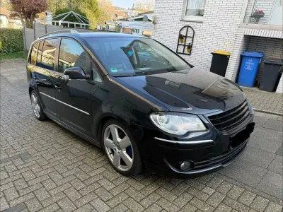 Gebraucht VW Touran Highline 105 PS (77 kW) 2007 Schwarz Van / Kleinbus