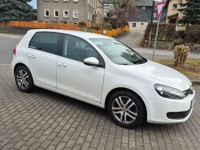Gebraucht VW Golf VI Comfortline 160 PS (117 kW) 2009 Weiß Kleinwagen