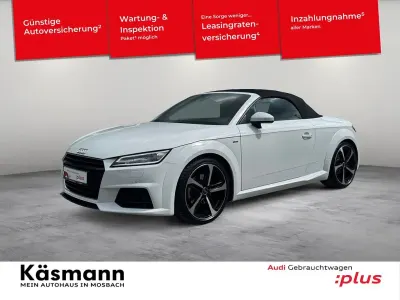 Gebraucht Audi TT Roadster S-Line 179 PS (131 kW) 2018 Gletscherweiß metallic (metallic) Cabrio