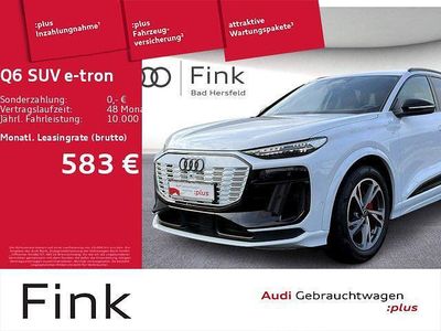 Gebraucht Audi Q6 e-tron S-Line 185 kW (252 PS) 2025 Weiß SUV