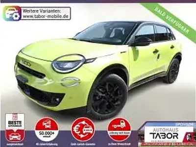 Neu Fiat 600 Sport 145 PS (106 kW) 2026 Grün (acid grün metallic / dach schwar) SUV