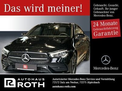 gebraucht Mercedes CLA200 d Coupé AMG Night 19Zoll Multibeam Sound