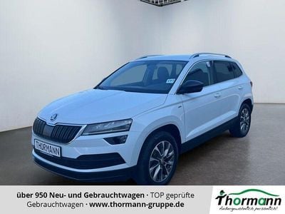 Gebraucht Skoda Karoq Clever 150 PS (110 kW) 2022 Moonweiss (metallic) SUV