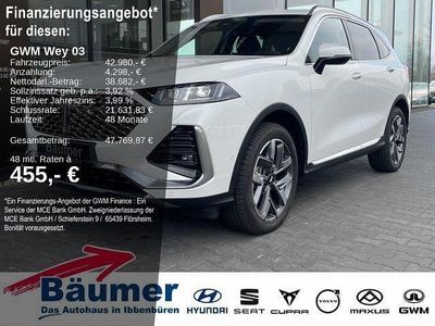 Weiß Gebraucht 2024 Wey 03 Lux SUV | 42.980 € (Fairer Preis)