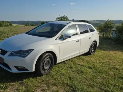Gebraucht Seat Leon ST Style 105 PS (77 kW) 2014 Weiß Kombi