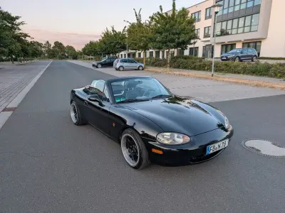 Gebraucht Mazda MX5 140 PS (102 kW) 1998 Schwarz Cabrio
