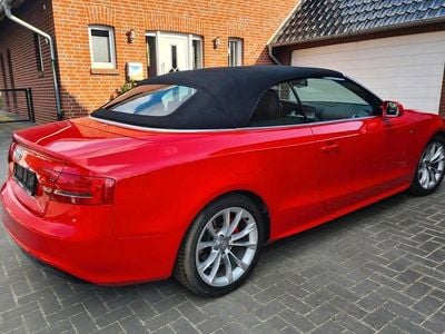 Gebraucht Audi A5 Cabriolet S-Line 170 PS (125 kW) 2010 Rot Cabrio