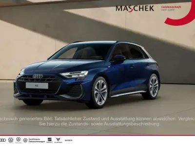 Second-hand Audi A3 S-Line 116 CP (85 kW) 2025 Albastru Berlinǎ