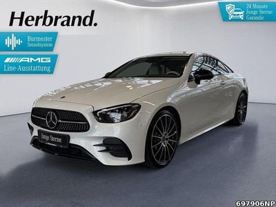 Gebraucht Mercedes E200 AMG 197 PS (144 kW) 2022 Opalithweiss  metalliclack Coupé