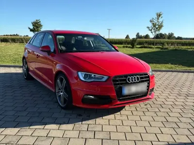 Używany Audi A3 S-Line 150 KM (110 kW) 2016 Czerwony Kombi