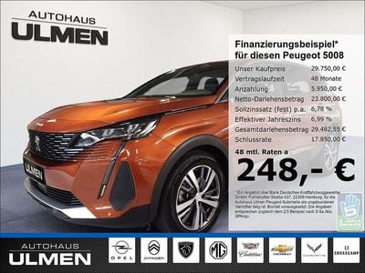 Braun Gebraucht 2024 Peugeot 5008 Allure Van / Kleinbus | 29.750 € (Superpreis)