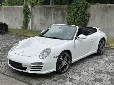Gebraucht Porsche 997 Chrono 385 PS (283 kW) 2010 Weiß Cabrio