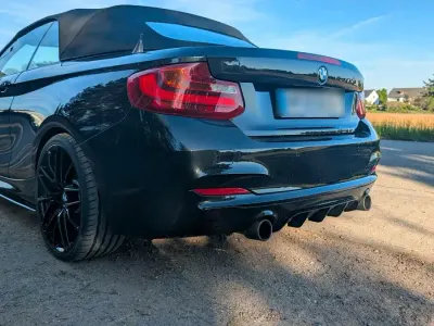 Usata BMW M235 326 CV (239 kW) 2015 Nero Cabrio