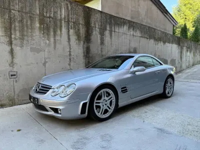 Gebraucht Mercedes SL55 AMG AMG 500 PS (367 kW) 2004 Silber Cabrio