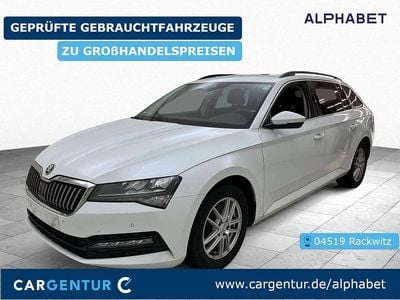 Gebraucht Skoda Superb Ambition 150 PS (110 kW) 2021 Moon weiss perleffekt (metallic) Kombi