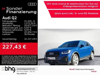 Gebraucht Audi Q2 S-Line 150 PS (110 kW) 2025 Blau SUV