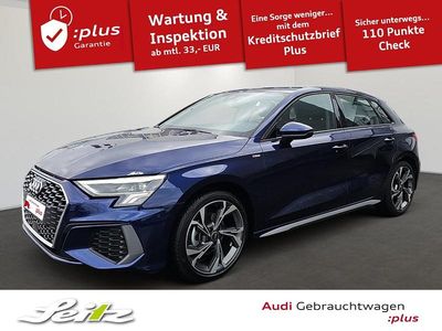 Gebraucht Audi A3 S-Line 150 PS (110 kW) 2023 Navarrablau metallic Limousine