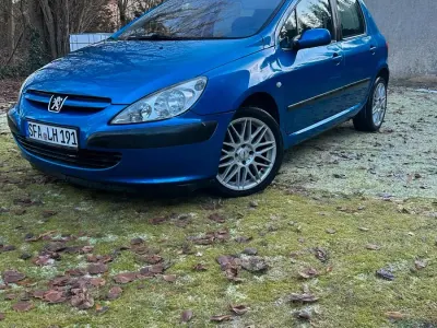Gebraucht Peugeot 307 109 PS (80 kW) 2003 Blau Kleinwagen