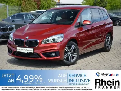 Gebraucht BMW 220 Gran Tourer Sport Line 192 PS (141 kW) 2017 Rot Van / Kleinbus