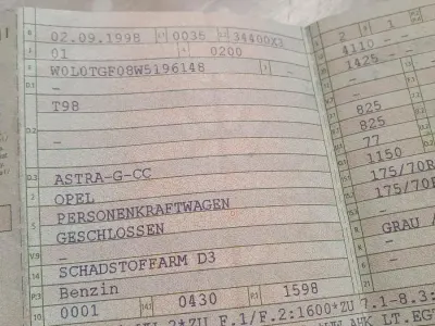 Gebraucht Opel Astra 65 PS (47 kW) 1998 Grau Kleinwagen