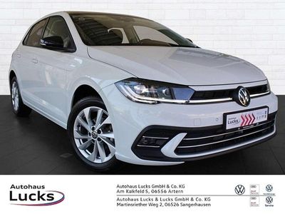 Gebraucht VW Polo Style 95 PS (69 kW) 2022 Pure white deep black perleff Limousine