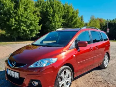Gebraucht Mazda 5 Exclusive 145 PS (106 kW) 2009 Rot Van / Kleinbus