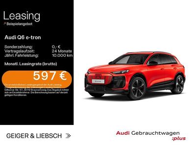Gebraucht Audi Q6 e-tron S-Line 225 kW (306 PS) 2025 Soneirarot metallic SUV