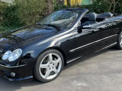 Usata Mercedes CLK280 Elegance 231 CV (169 kW) 2007 Nero Cabrio