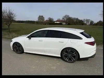 Używany Mercedes CLA200 Shooting Brake AMG line 163 KM (119 kW) 2019 Biały Kombi