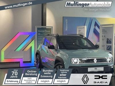 Grün Neu 2026 Renault 4 E-Tech Iconic SUV | 34.600 € (Fairer Preis)