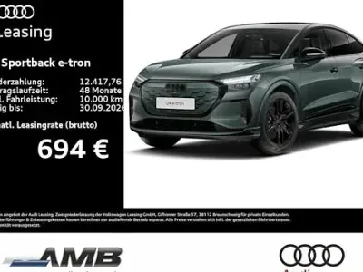 Neu Audi Q4 Sportback e-tron Ambiente 219 kW (299 PS) 2026 Grün SUV