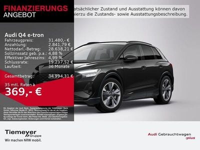 Schwarz Gebraucht 2021 Audi Q4 e-tron S-Line SUV | 31.480 € (Fairer Preis)