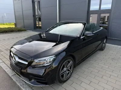 Gebraucht Mercedes C180 AMG line 156 PS (114 kW) 2019 Schwarz Cabrio