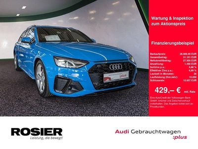 Gebraucht Audi A4 S-Line 190 PS (139 kW) 2021 Blau / turboblau Kombi