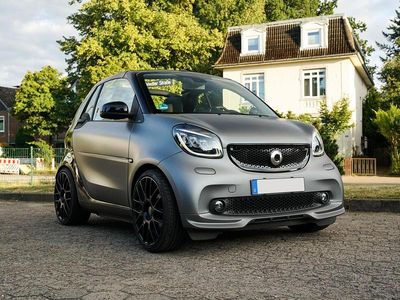 Grau Gebraucht 2016 Smart ForTwo Cabrio Brabus Cabrio | 19.499 € (Etwas zu teuer)