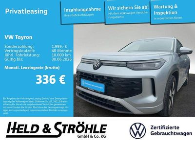Gebraucht VW Tayron Life 150 PS (110 kW) 2025 Oyster silver metallic SUV
