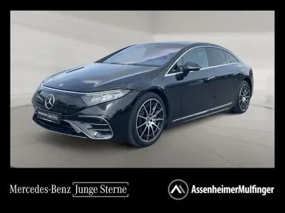Gebraucht Mercedes EQS450+ AMG 244 kW (333 PS) 2022 Metalliclack obsidianschwarz Limousine