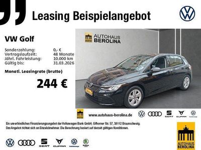 Gebraucht VW Golf VIII Life 150 PS (110 kW) 2022 Schwarz Limousine