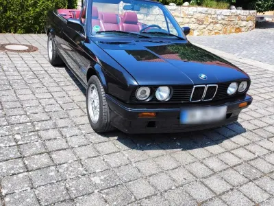 Gebraucht BMW 320 Cabriolet 129 PS (94 kW) 1990 Schwarz Cabrio