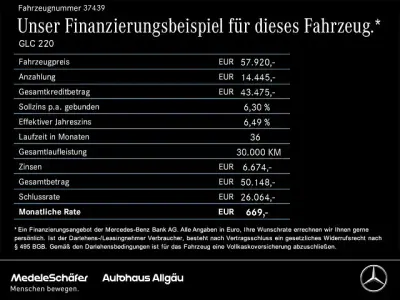 Gebraucht Mercedes GLC220 AMG 197 PS (144 kW) 2025 Grau SUV