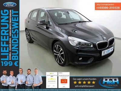 Usata BMW 220 Active Tourer Advantage 192 CV (141 kW) 2016 Nero Monovolume