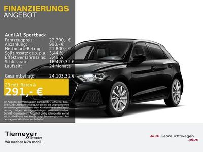 Gebraucht Audi A1 Sportback Advanced 116 PS (85 kW) 2025 Schwarz Kleinwagen
