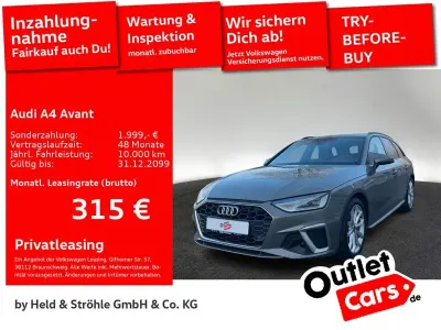 Brugt Audi A4 S-Line 204 HK (150 kW) 2023 Grå Stationcar