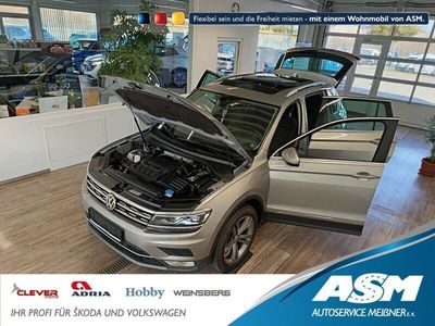 Tungsten silver metallic Gebraucht 2016 VW Tiguan Highline SUV | 21.469 € (Fairer Preis)